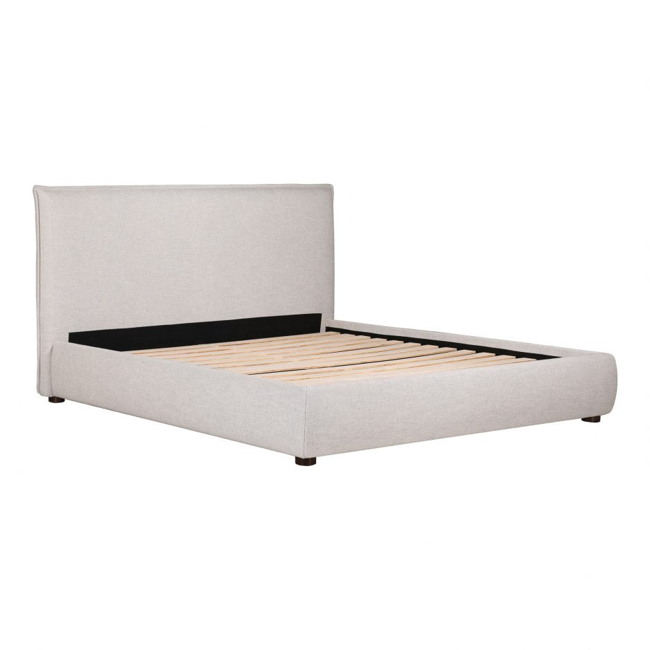 Luzon Bed - Light Grey by Moe's Home at Eve Furniture
