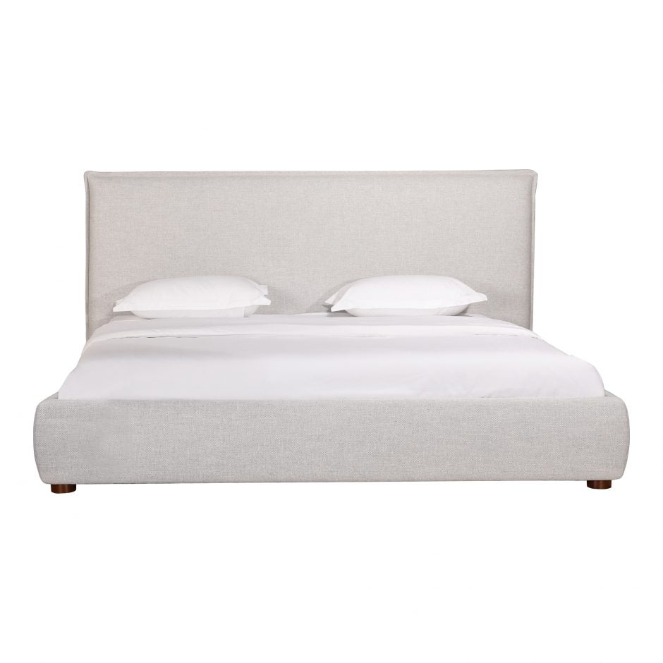 Luzon Bed - Light Grey by Moe's Home at Eve Furniture