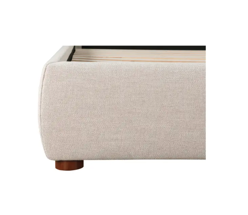 Luzon Bed - Tall Hb - Wheat by Moe's Home at Eve Furniture