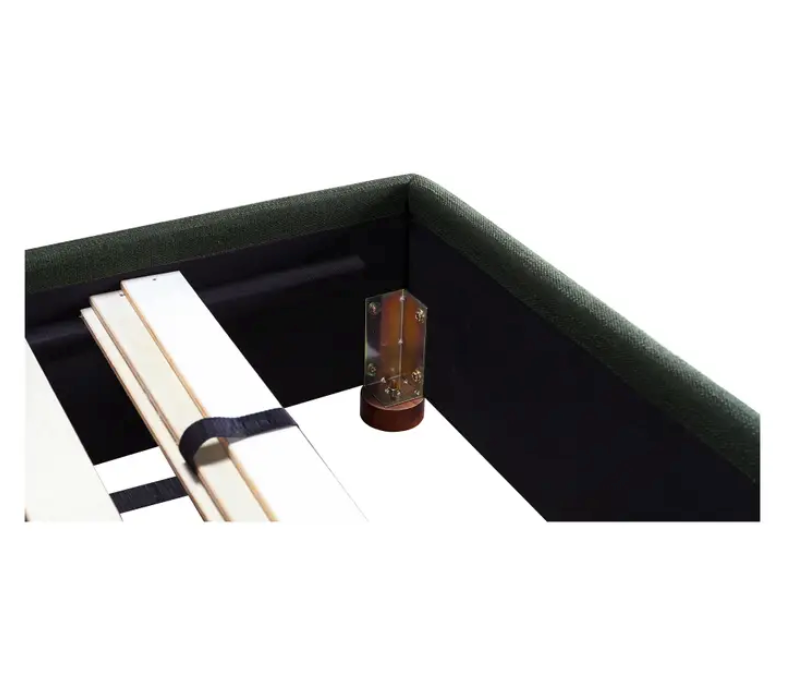 Luzon Bed - Tall HeadBoard - Deep Forest by Moe's Home at Eve Furniture