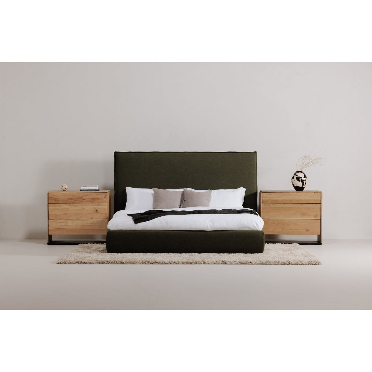 Luzon Green Tall Headboard King Bed by MOES at Eve Furniture
