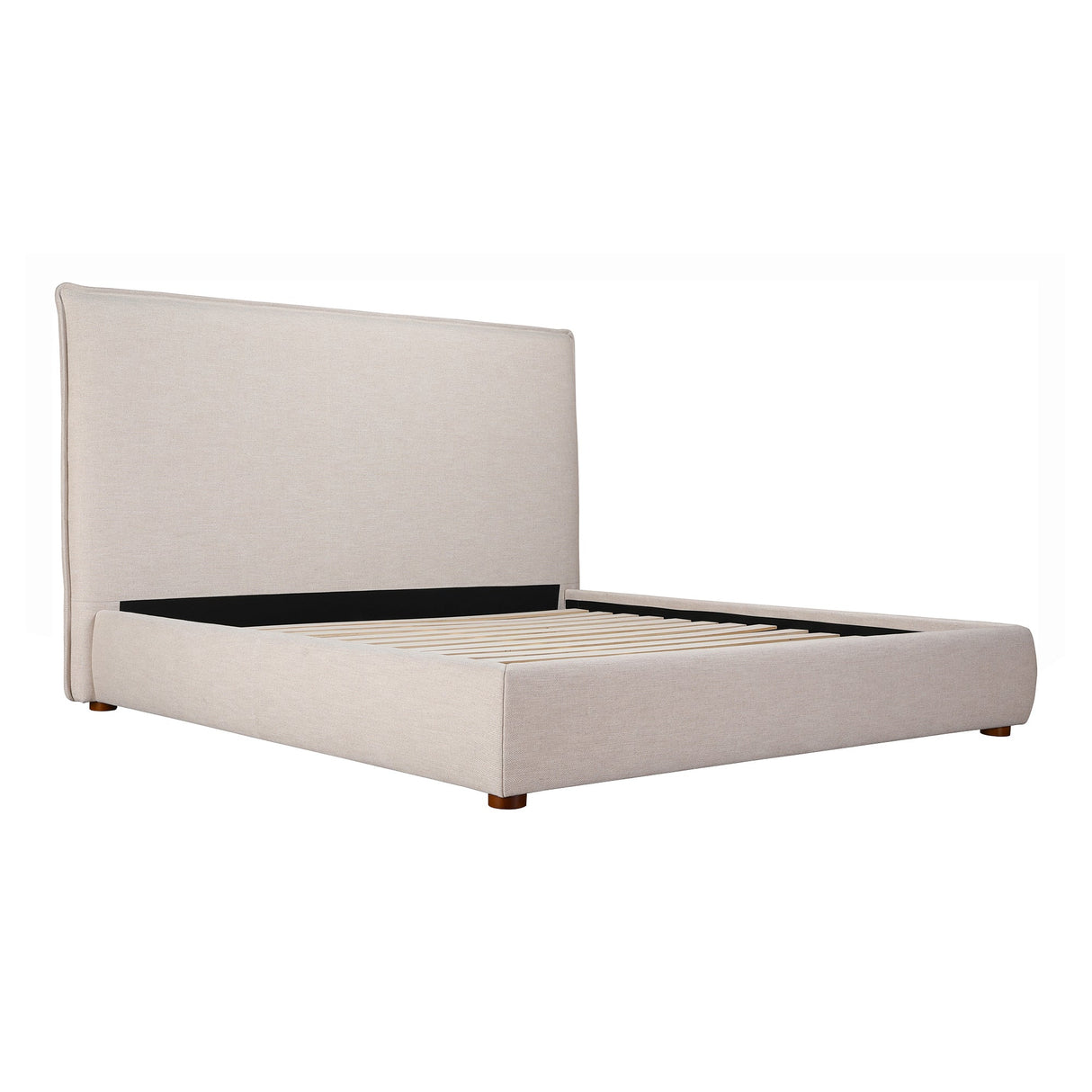 Luzon Wheat Tall Headboard Queen Bed by MOES at Eve Furniture