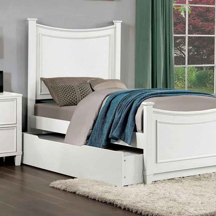Lycoris White 4-Piece Full Bedroom Set by Furniture of America at Eve Furniture