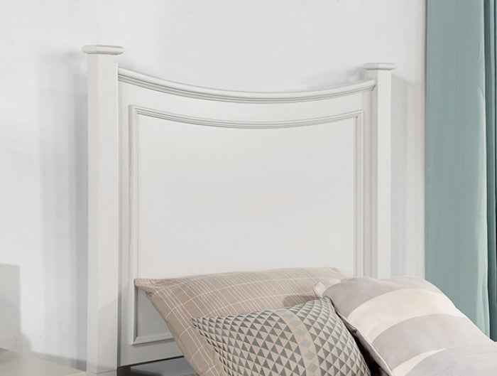 Lycoris White 4-Piece Full Bedroom Set by Furniture of America at Eve Furniture