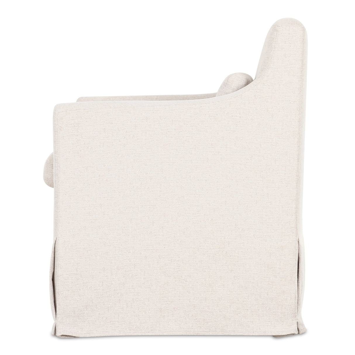 Lydia Beige Slipcover Dining Chair by MOES at Eve Furniture