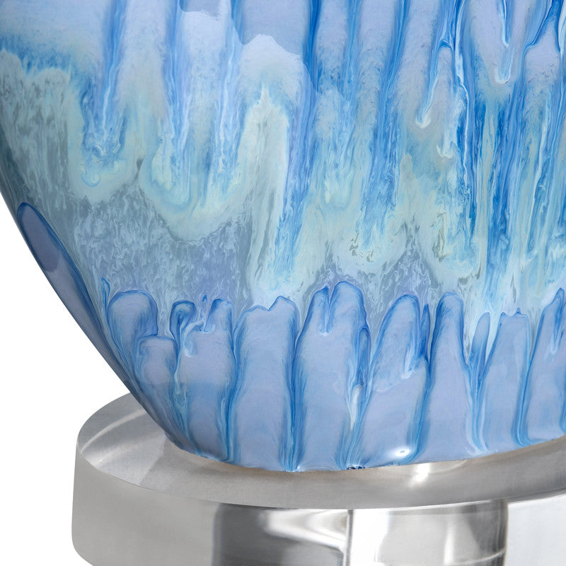 Lyle Blue Table Lamp (Set of 2) by Crestview at Eve Furniture