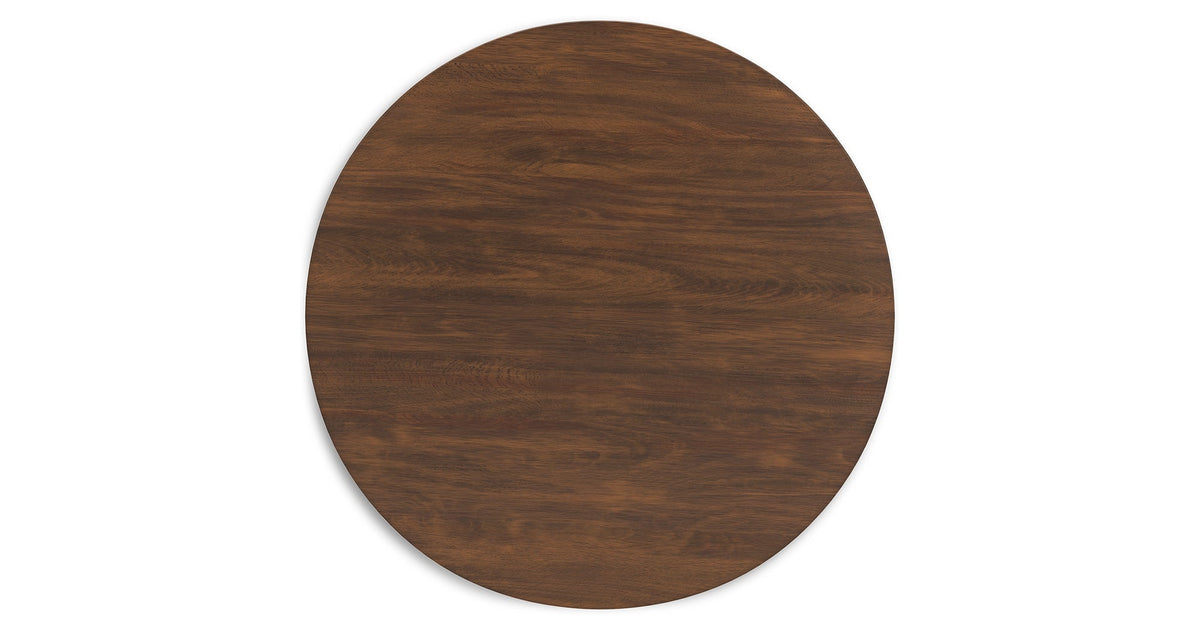 Lyncott Beige/Brown Dining Table and 4 Chairs by Ashley at Eve Furniture