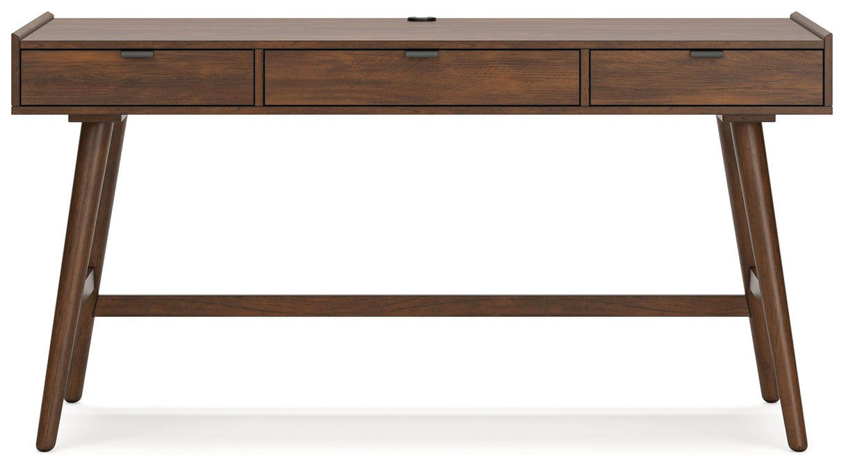 Lyncott Brown 60" Home Office Desk by Ashley at Eve Furniture