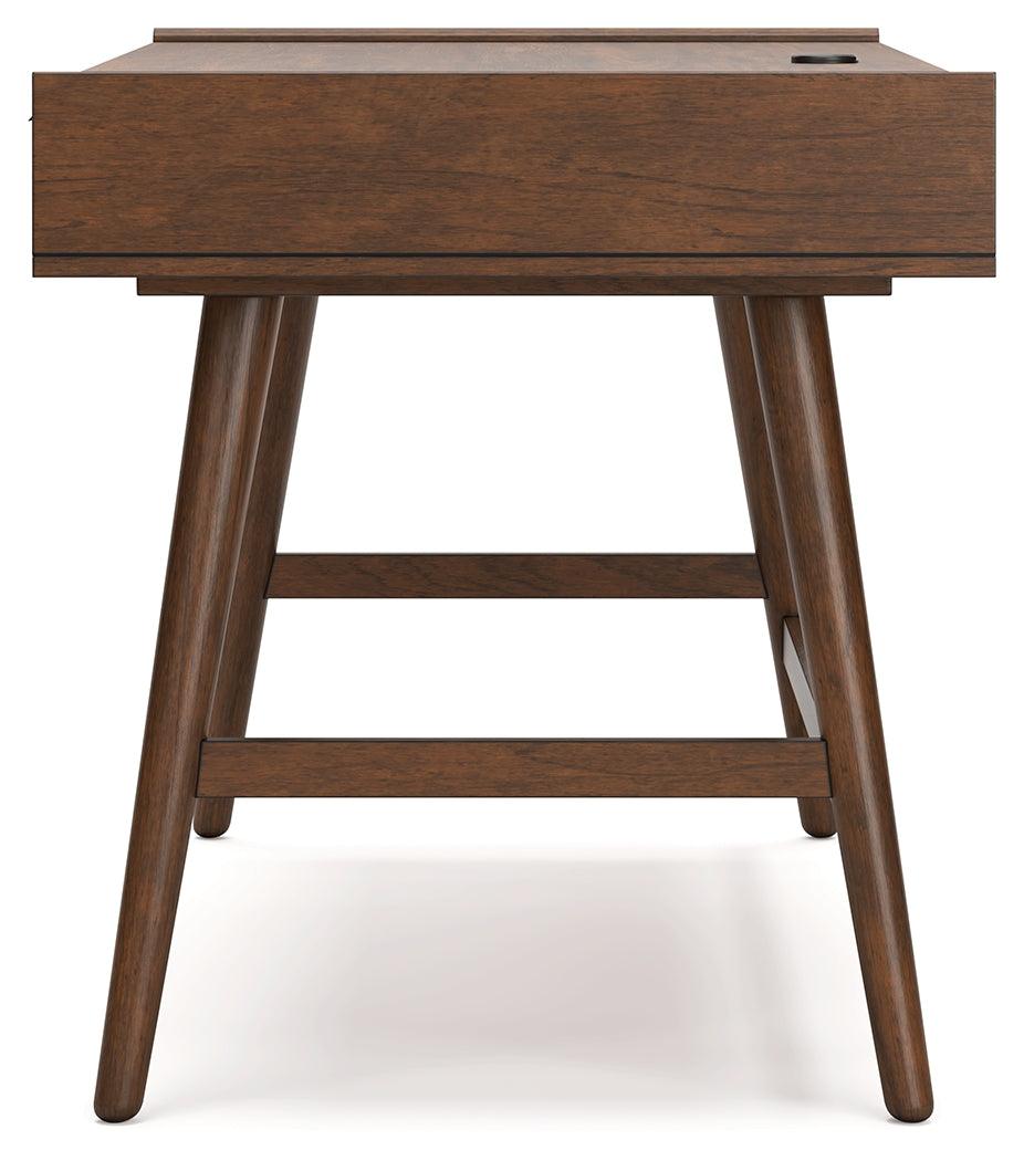 Lyncott Brown 60" Home Office Desk by Ashley at Eve Furniture