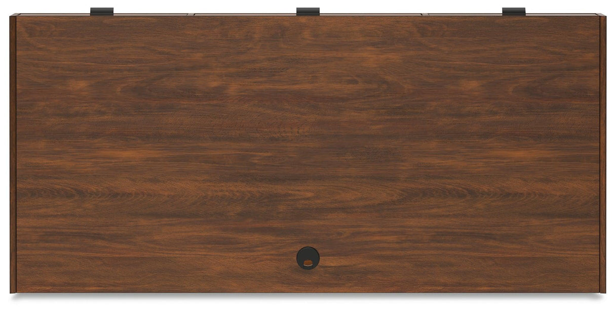 Lyncott Brown 60" Home Office Desk by Ashley at Eve Furniture