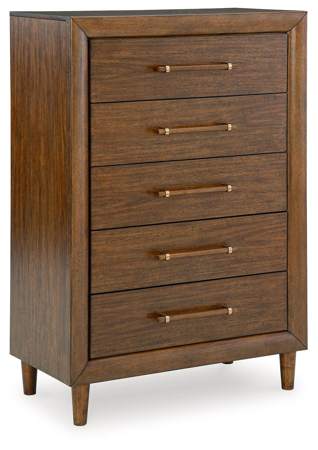 Lyncott Brown Chest of Drawers by Ashley at Eve Furniture