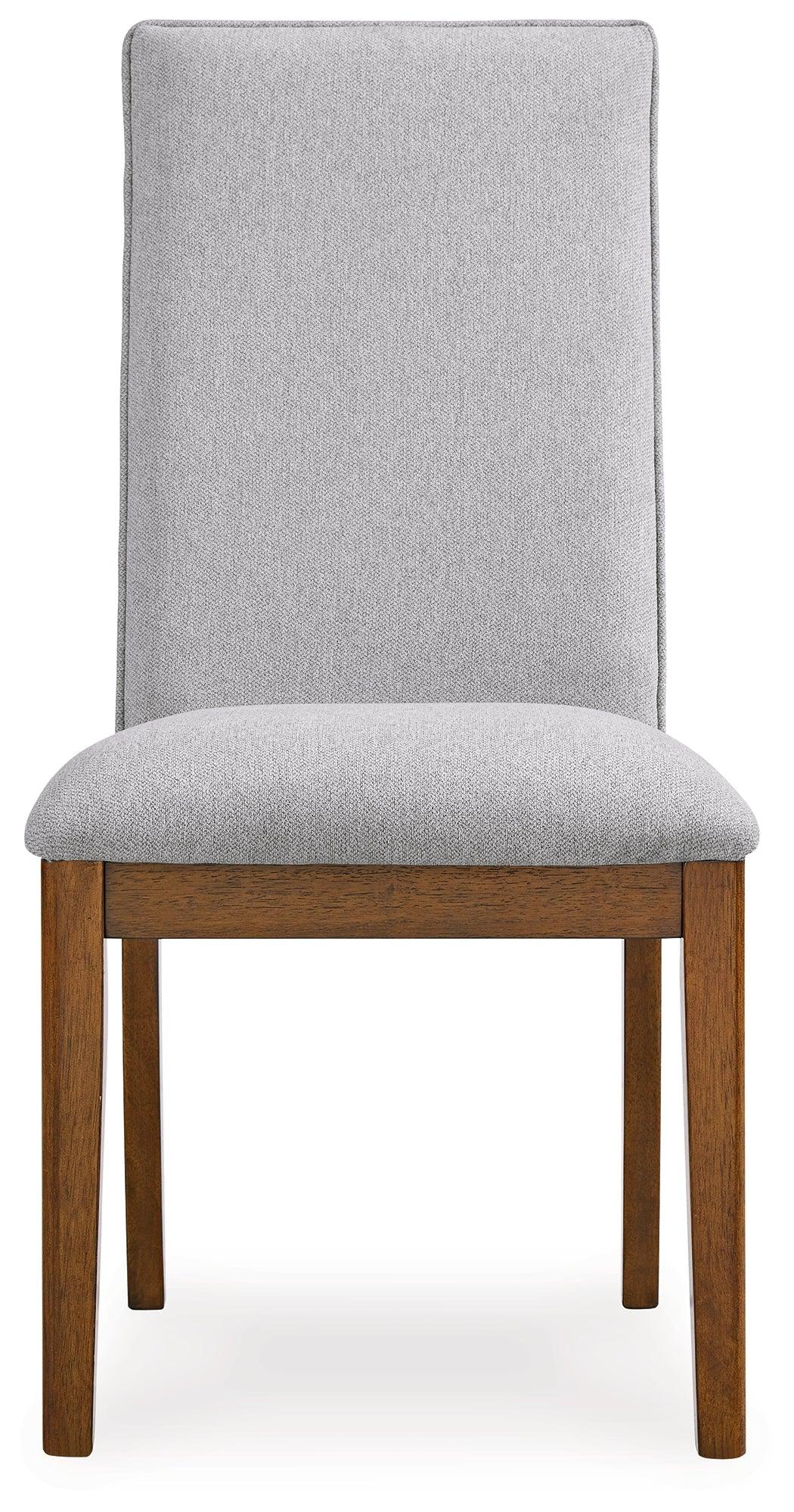 Lyncott Brown Dining Table and 4 Chairs and Bench by Ashley at Eve Furniture