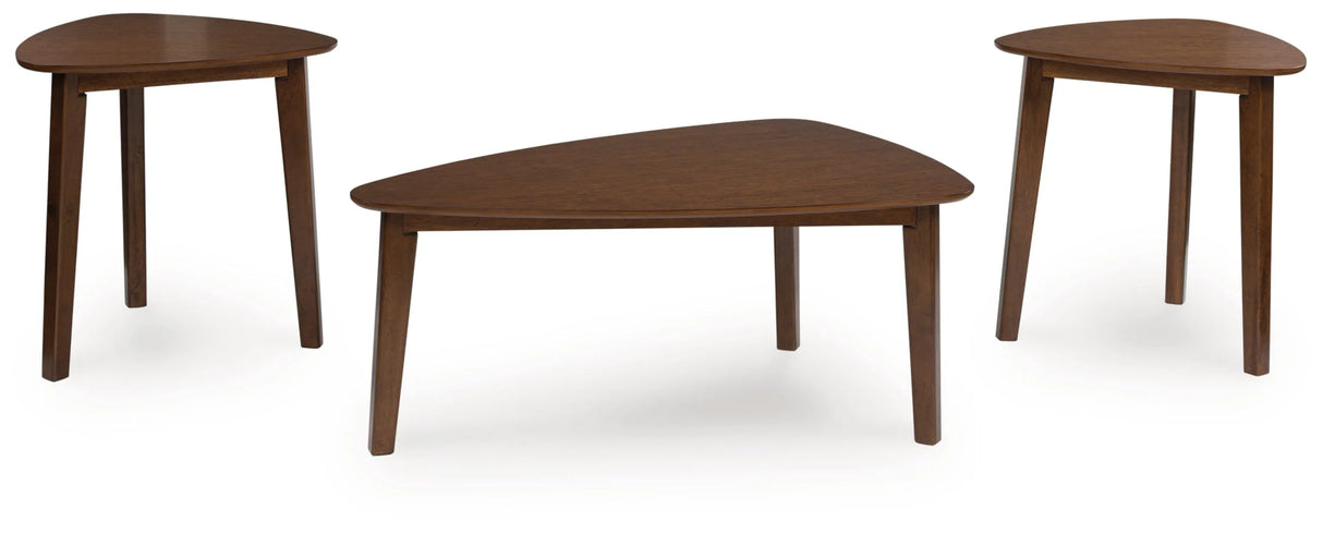 Lyncott Brown Table (Set of 3) by Ashley at Eve Furniture