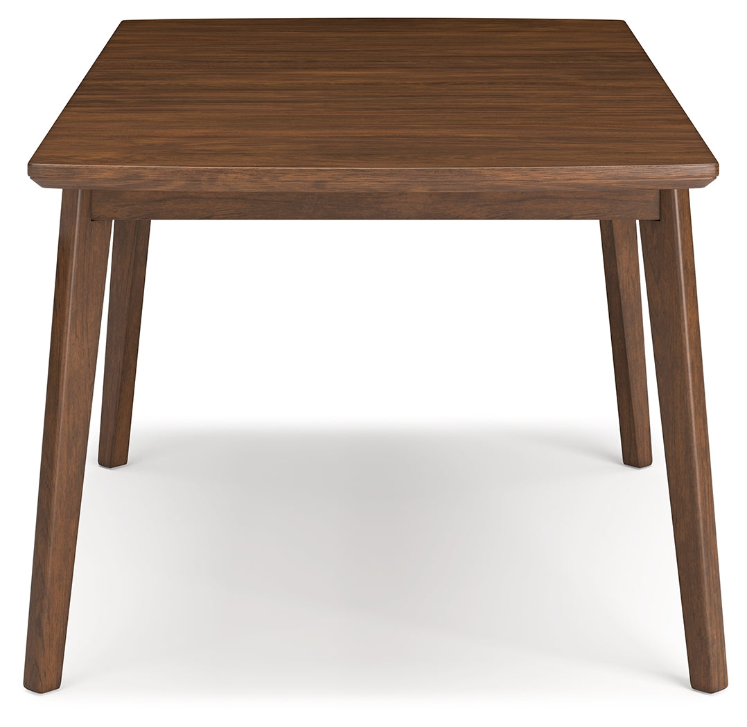 Lyncott Charcoal & Brown 64" Extendable Dining Room Set by Ashley at Eve Furniture