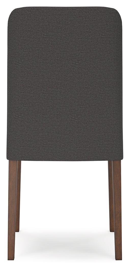 Lyncott Charcoal & Brown 64" Extendable Dining Room Set by Ashley at Eve Furniture