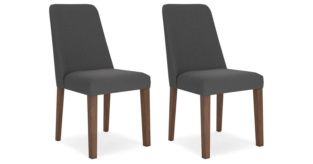 Lyncott Charcoal & Brown 92" Extendable Dining Room Set by Ashley at Eve Furniture