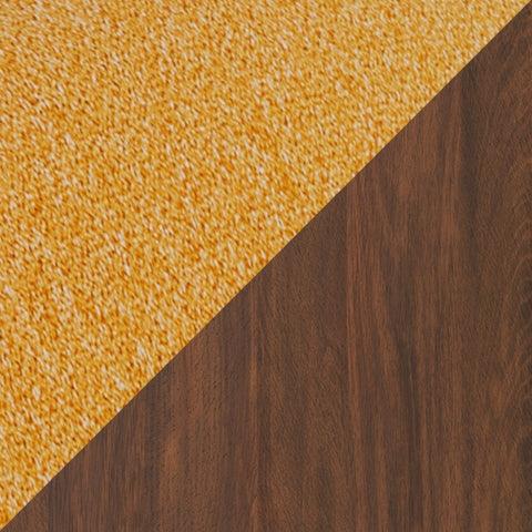 Lyncott Dining Table and 4 Chairs in Mustard/Brown by Ashley at Eve Furniture