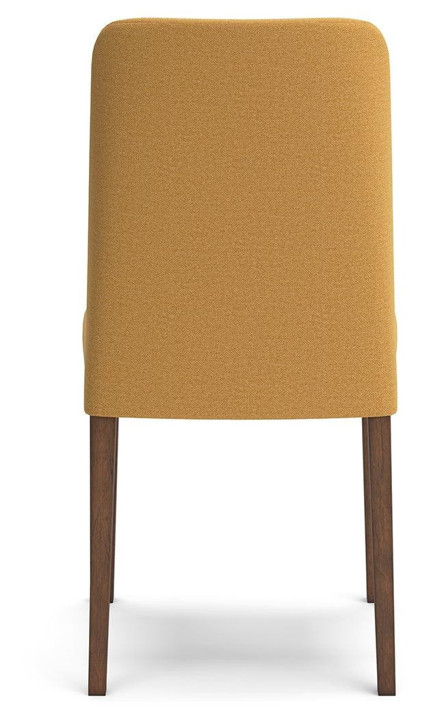 Lyncott Mustard/Brown Dining Chair, Set of 2 by Ashley at Eve Furniture