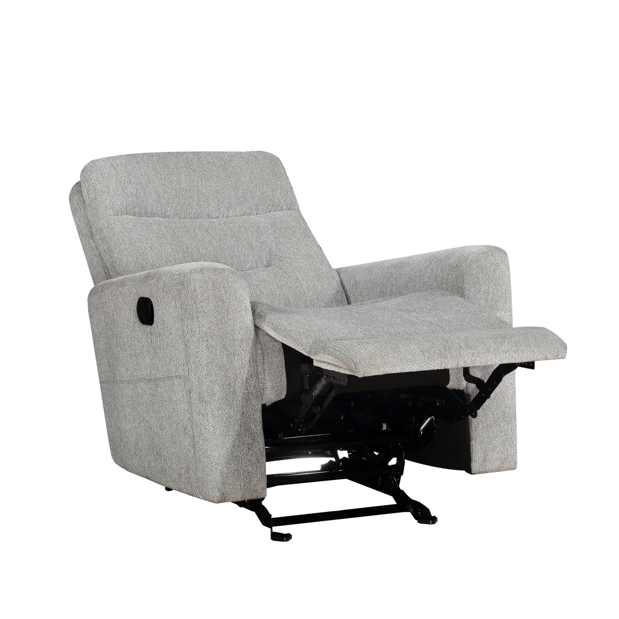 Lyndon Gray Glider Reclining Chair by Homelegance at Eve Furniture