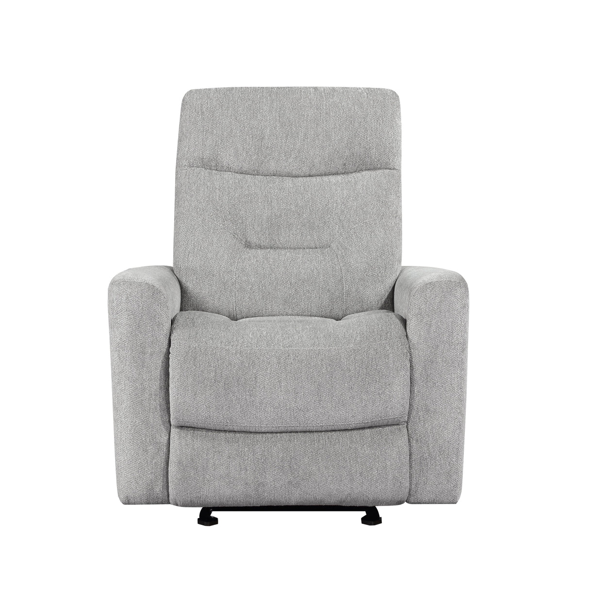 Lyndon Gray Glider Reclining Chair by Homelegance at Eve Furniture