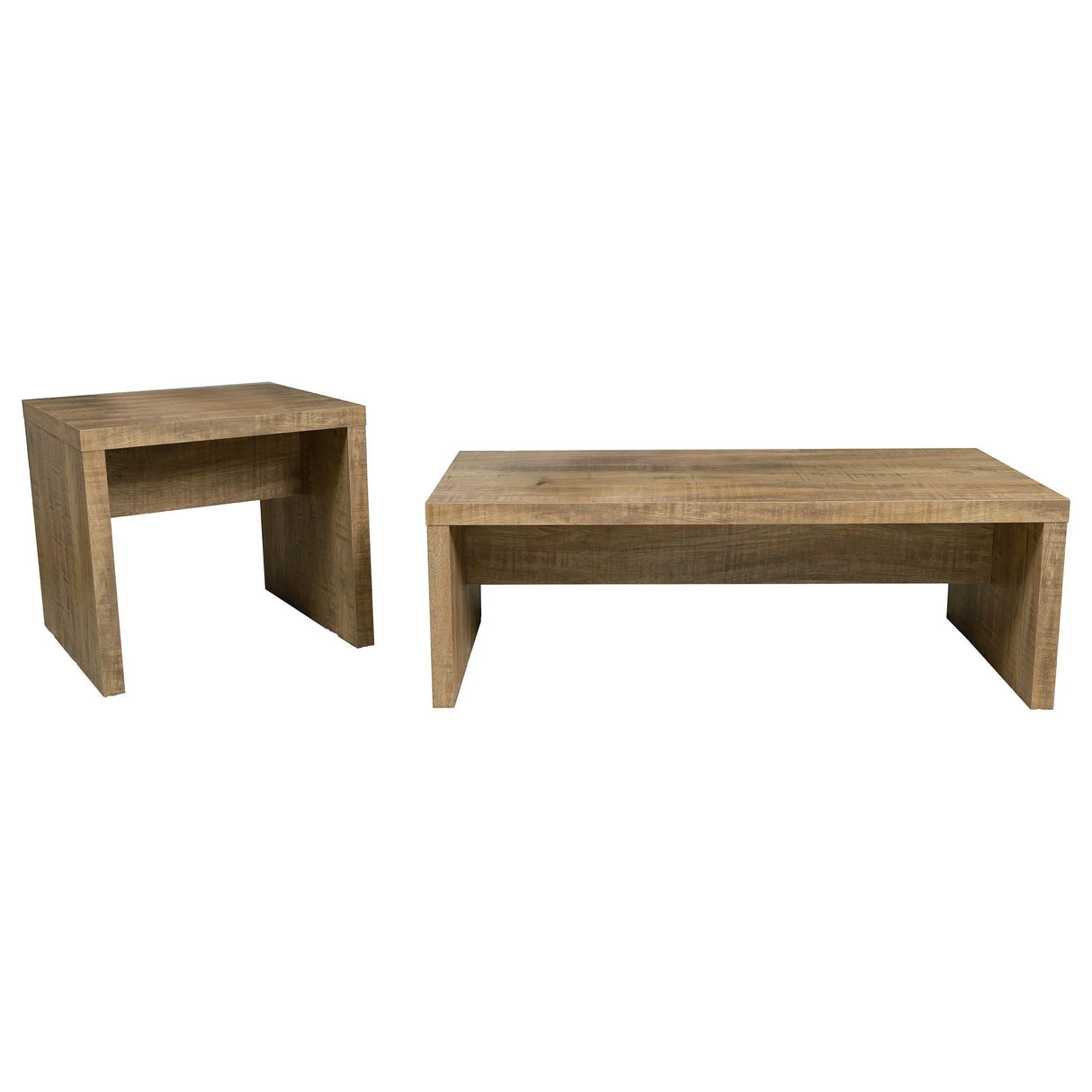Lynette Mango 2-Piece Rectangular Coffee and End Table Set by Coaster at Eve Furniture