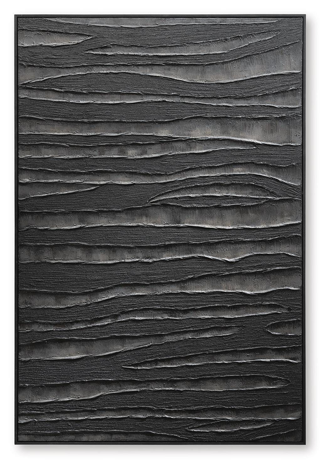 Lynnworth Black/Brown Wall Art by Ashley at Eve Furniture