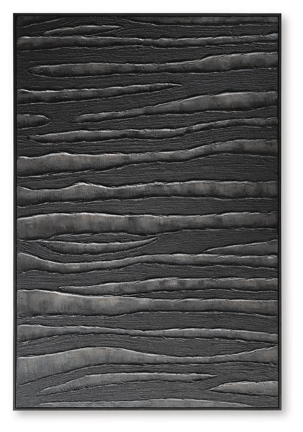 Lynnworth Black/Brown Wall Art by Ashley at Eve Furniture