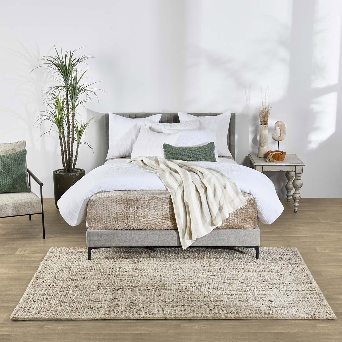 Lynwood Natural Wool Rug by Classic Home at Eve Furniture