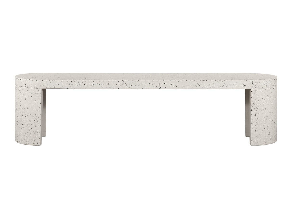 Lyon Light Grey Outdoor Bench by Moe's Home at Eve Furniture