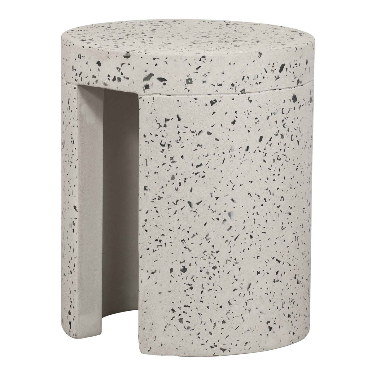 Lyon Light Grey Outdoor Stool