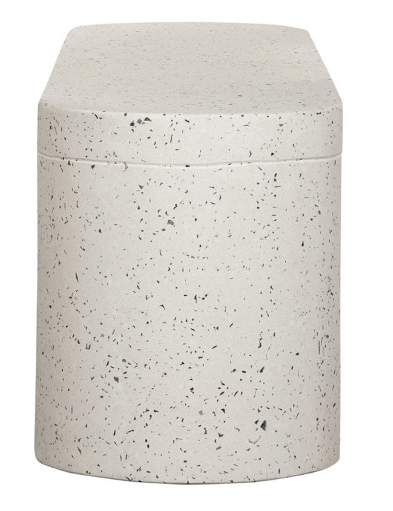 Lyon Outdoor Bench Light Grey by Moe's Home at Eve Furniture
