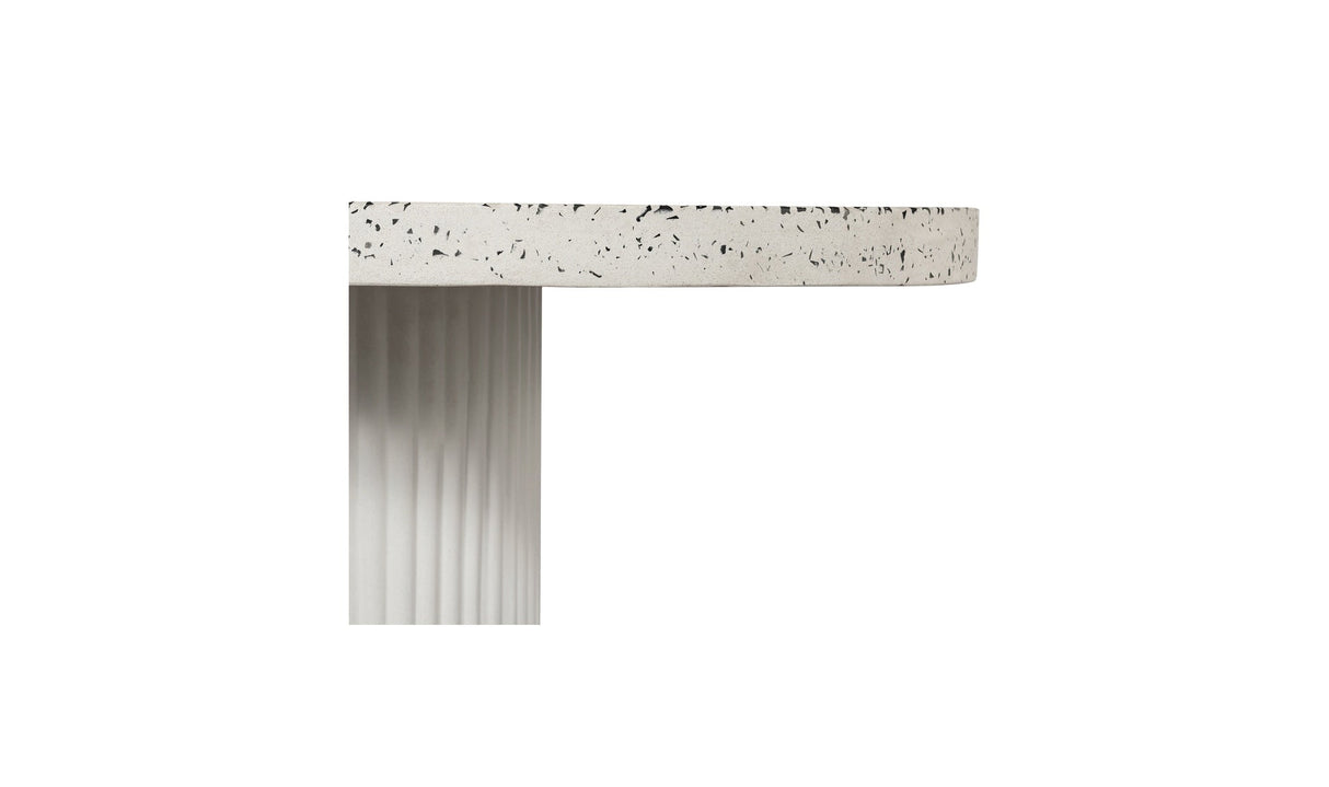 Lyon Outdoor Dining Table White Terrazzo by Moe's Home at Eve Furniture