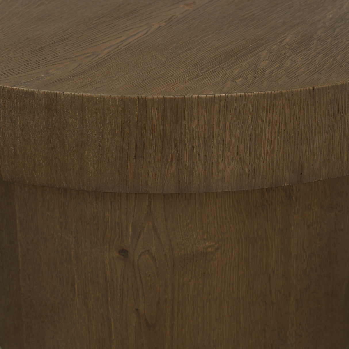 Lyonne Oblong Medium Brown Oak Wood Coffee Table by Mercana at Eve Furniture