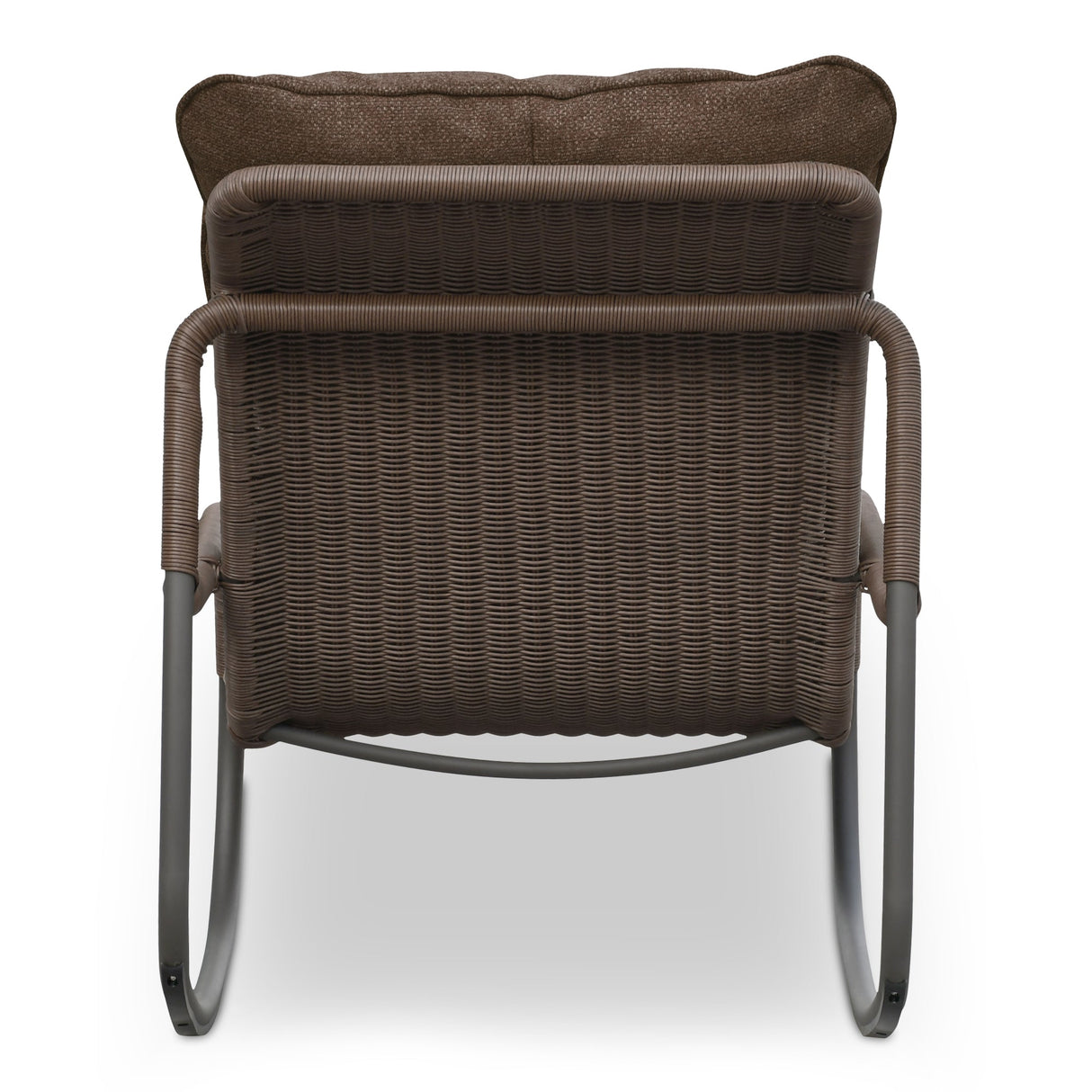 Lyra Brown Outdoor Rocking Chair by Moe's Home at Eve Furniture