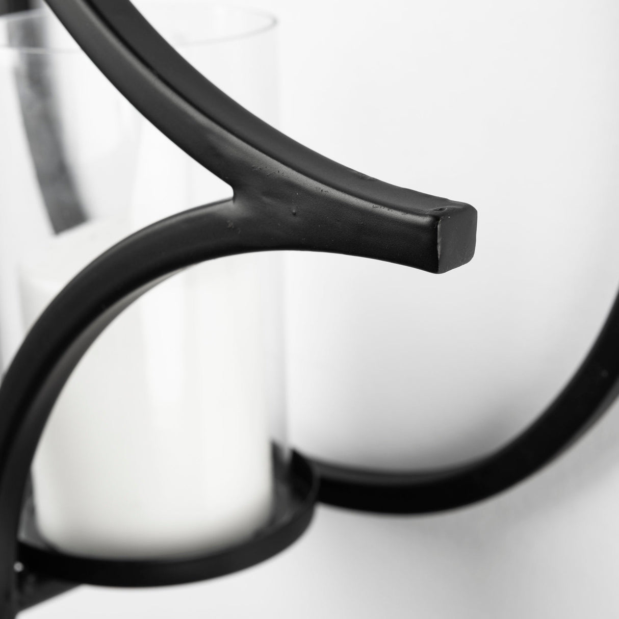 Lyra I Black Wall Candle Holder by Mercana at Eve Furniture