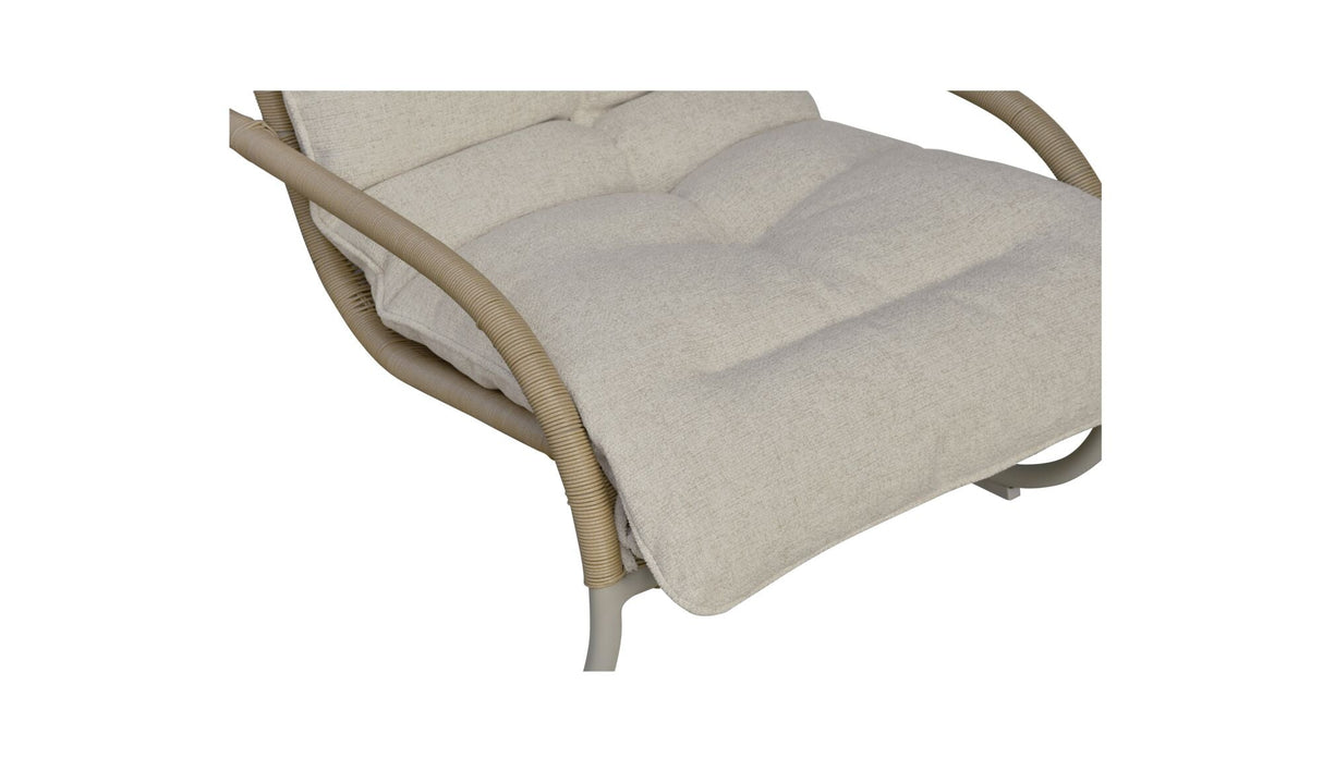 Lyra Outdoor Rocking Chair Beige by Moe's Home at Eve Furniture