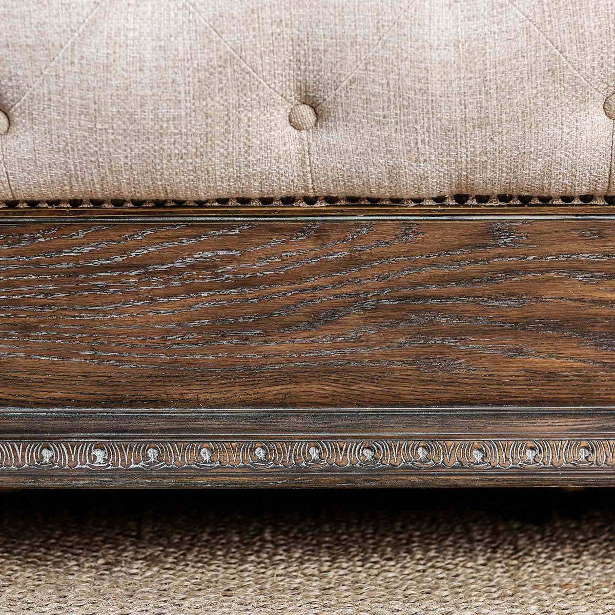 Lysandra Rustic Natural Tone/Beige California.King Bed by Furniture of America at Eve Furniture
