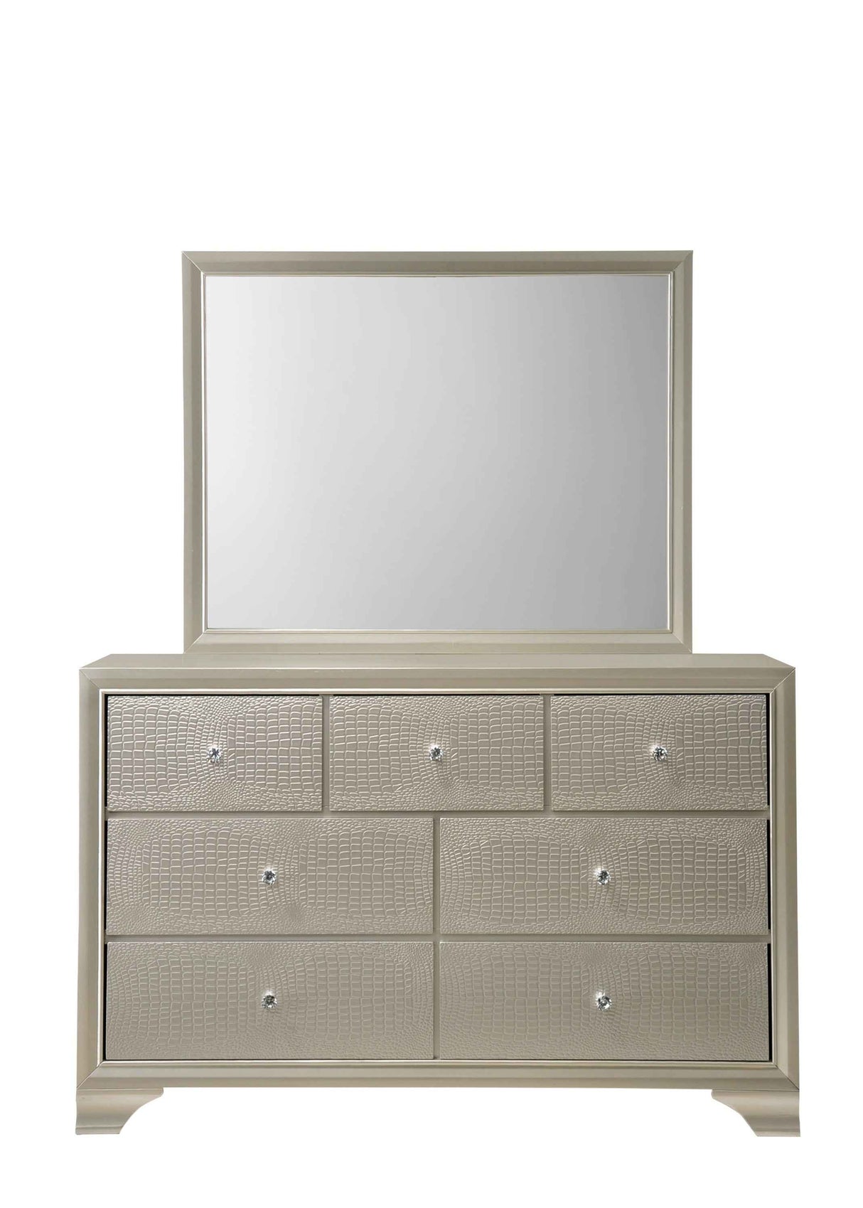 Lyssa Champagne Dresser by Crown Mark at Eve Furniture