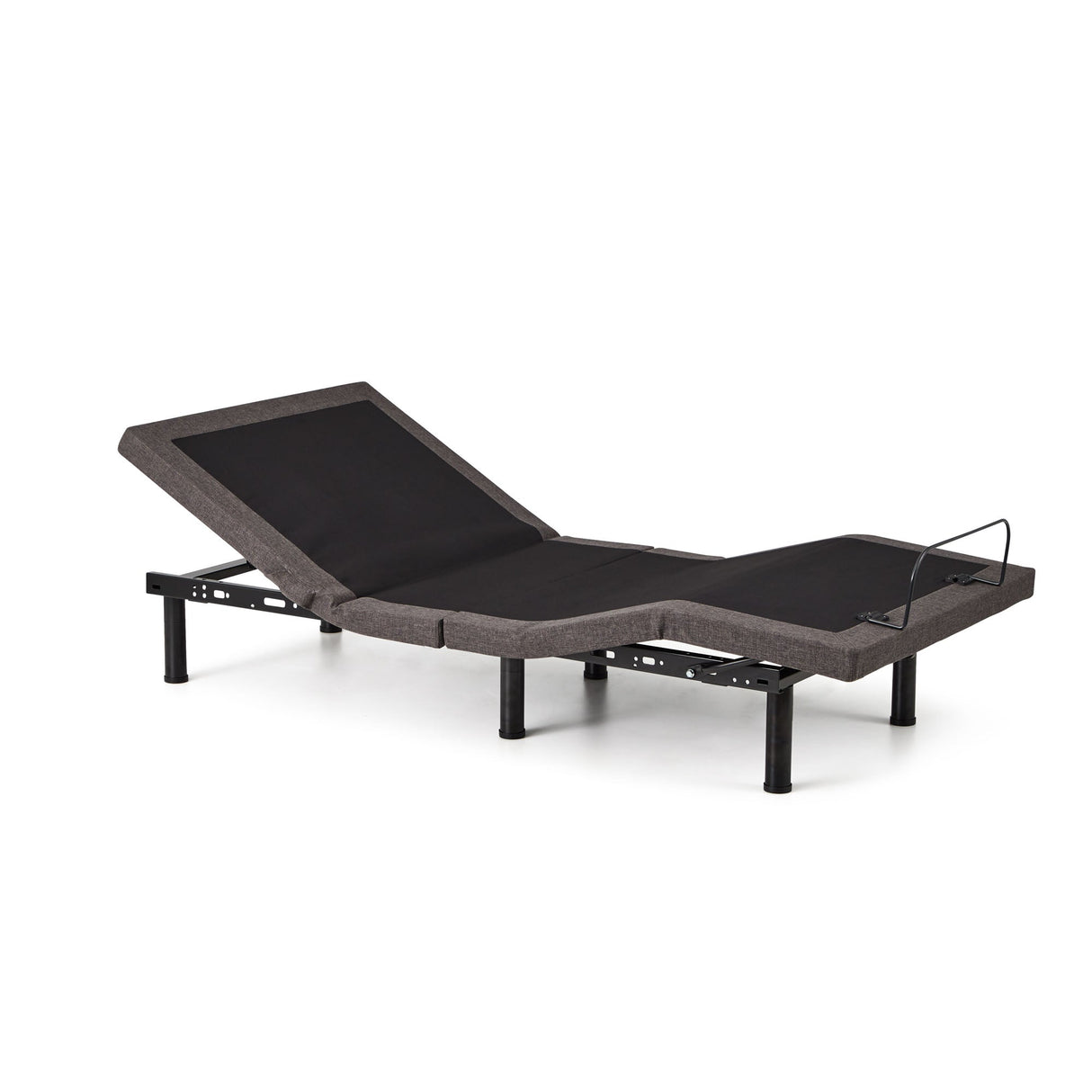 M455 Charcoal Split Cal King Adjustable Bed Base by Malouf at Eve Furniture