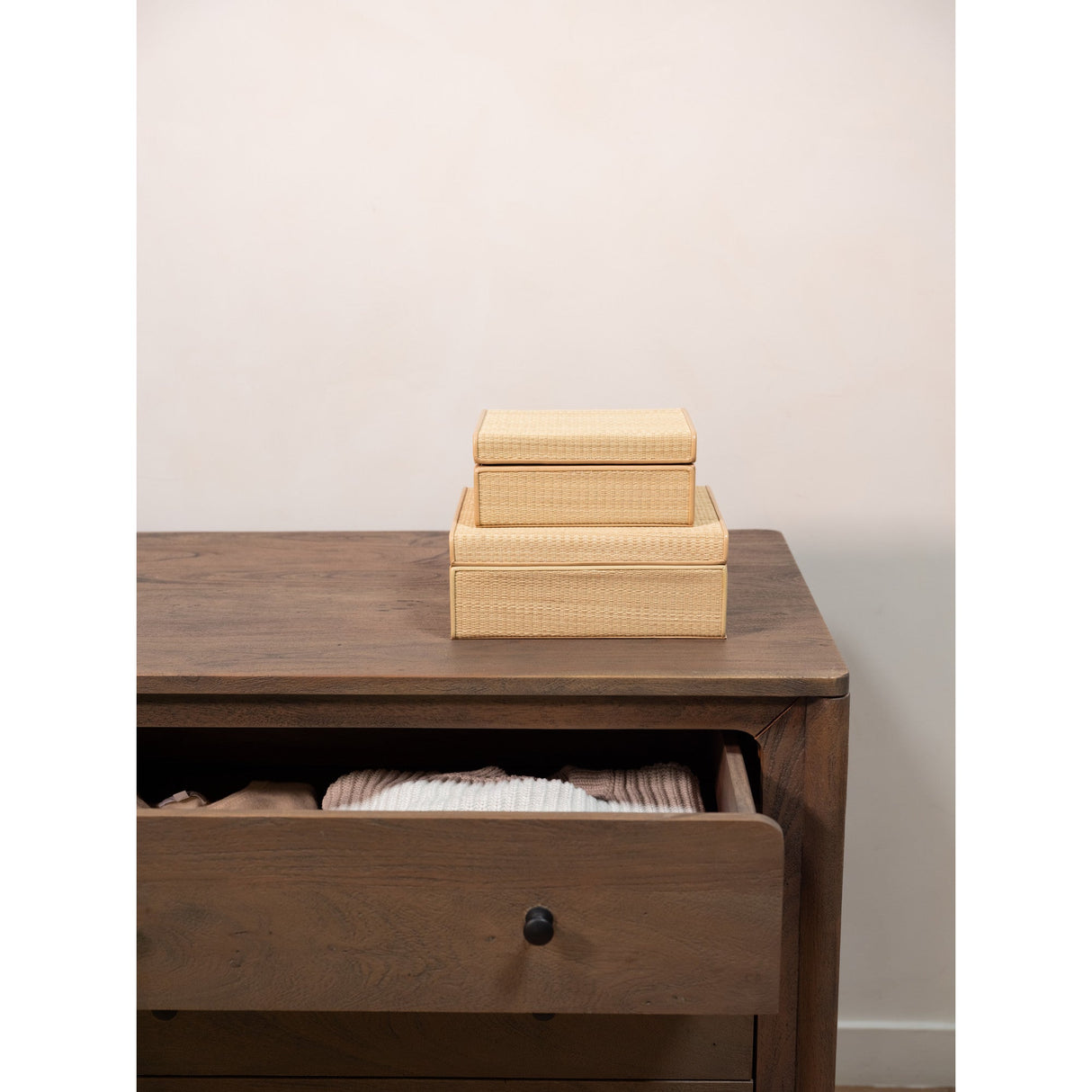 Mabel Dark Brown 6 Drawer Dresser by Moe's Home at Eve Furniture
