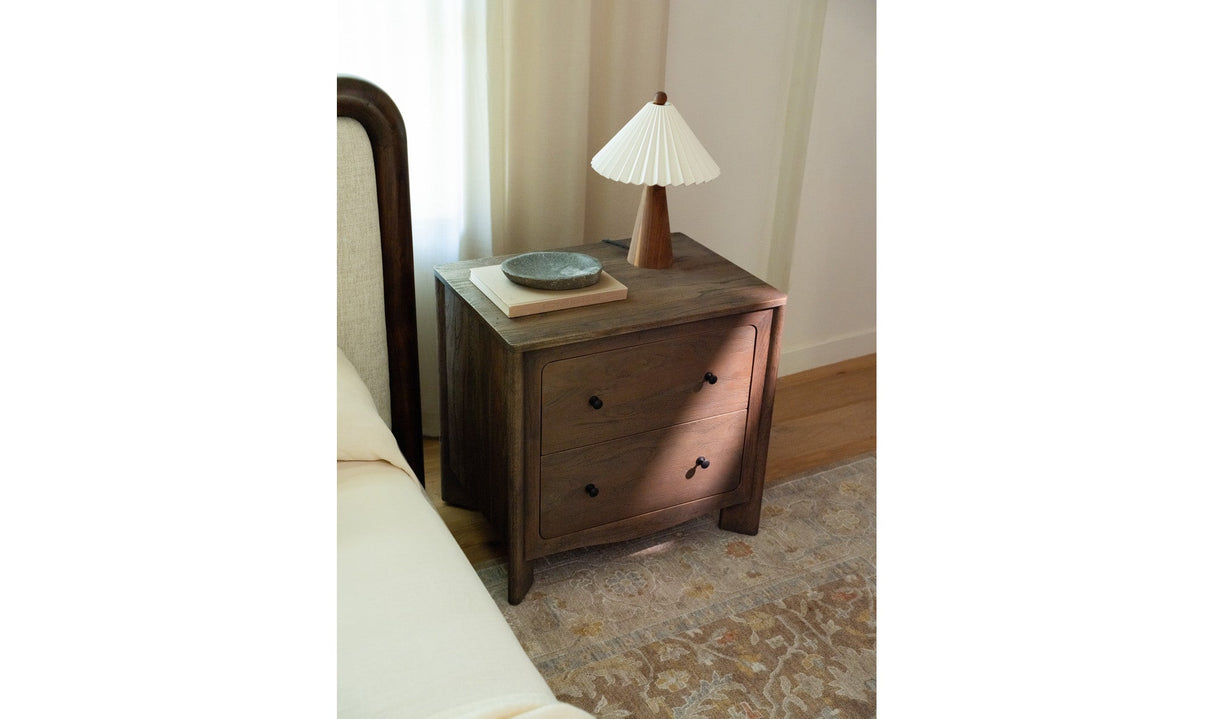 Mabel Nightstand Dark Brown by Moe's Home at Eve Furniture