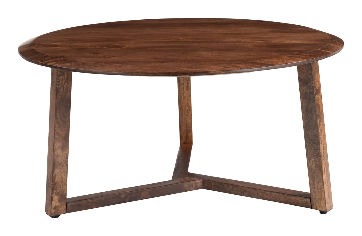 Macaria Walnut Coffee Table by Zuomod at Eve Furniture