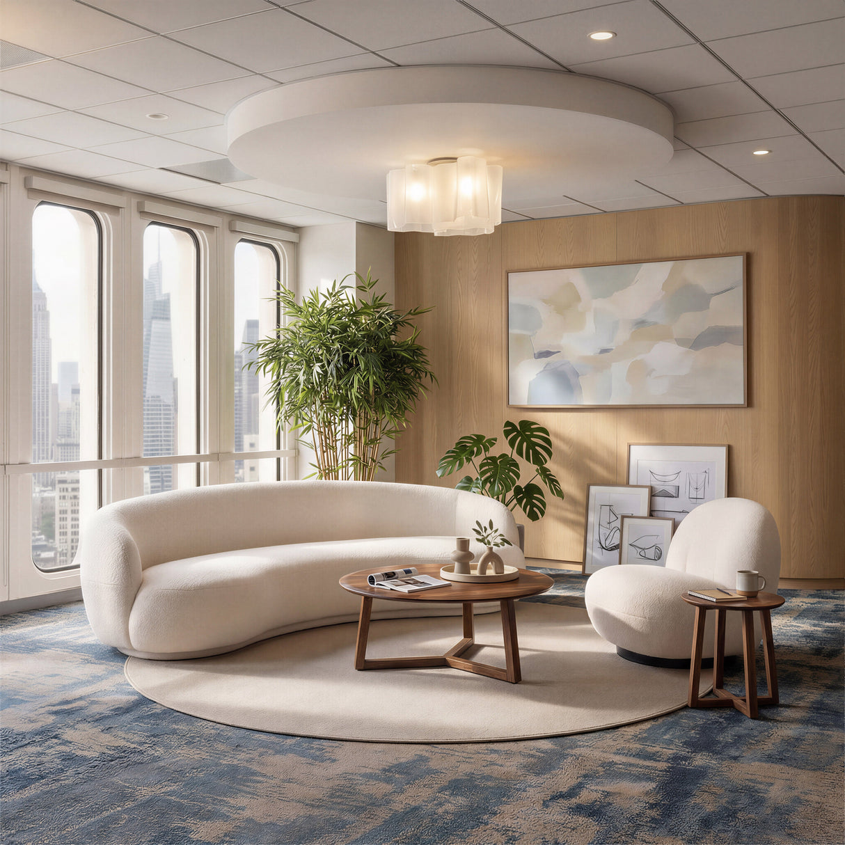 Macaria Walnut Coffee Table by Zuomod at Eve Furniture