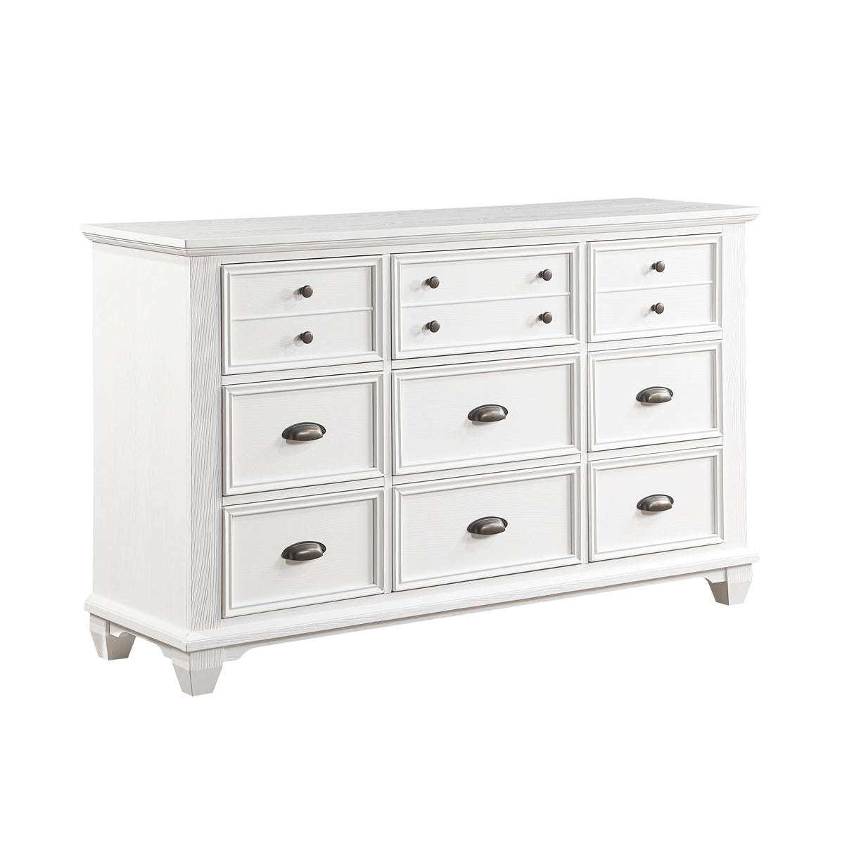 Mackinac White Dresser by Homelegance at Eve Furniture