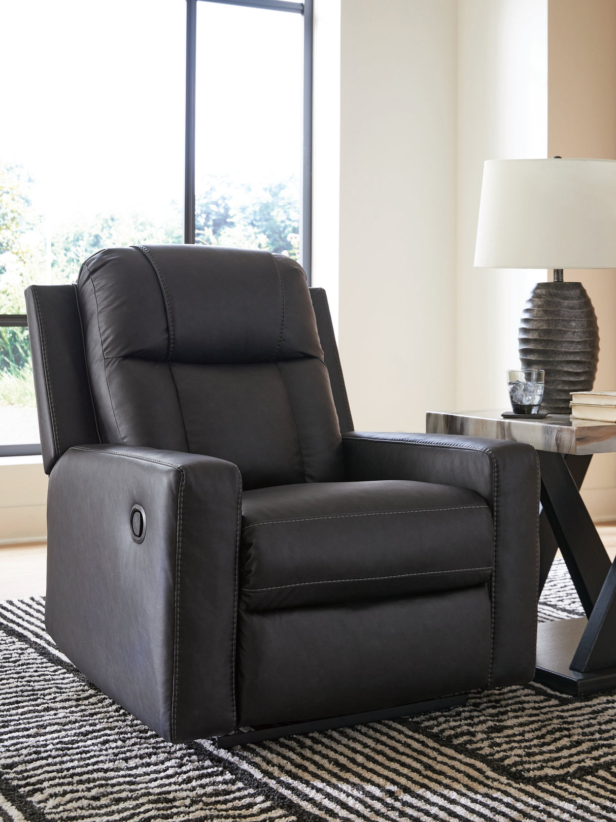 Mackmenville Carbon Reclining Living Room Set by Ashley at Eve Furniture