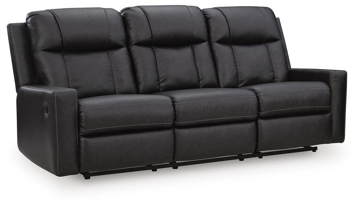 Mackmenville Carbon Reclining Sofa by ASHLEY FURNITURE at Eve Furniture