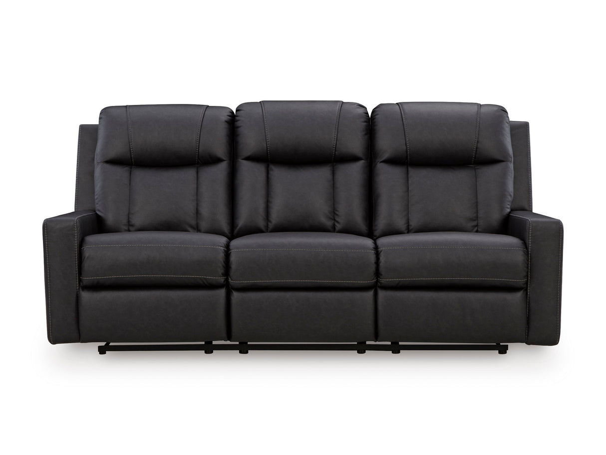 Mackmenville Carbon Reclining Sofa by ASHLEY FURNITURE at Eve Furniture