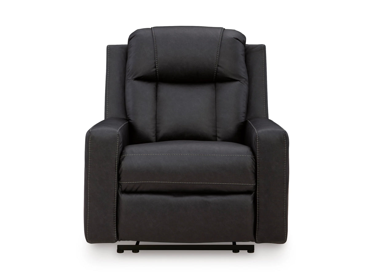 Mackmenville Carbon Zero Wall Recliner by Ashley at Eve Furniture