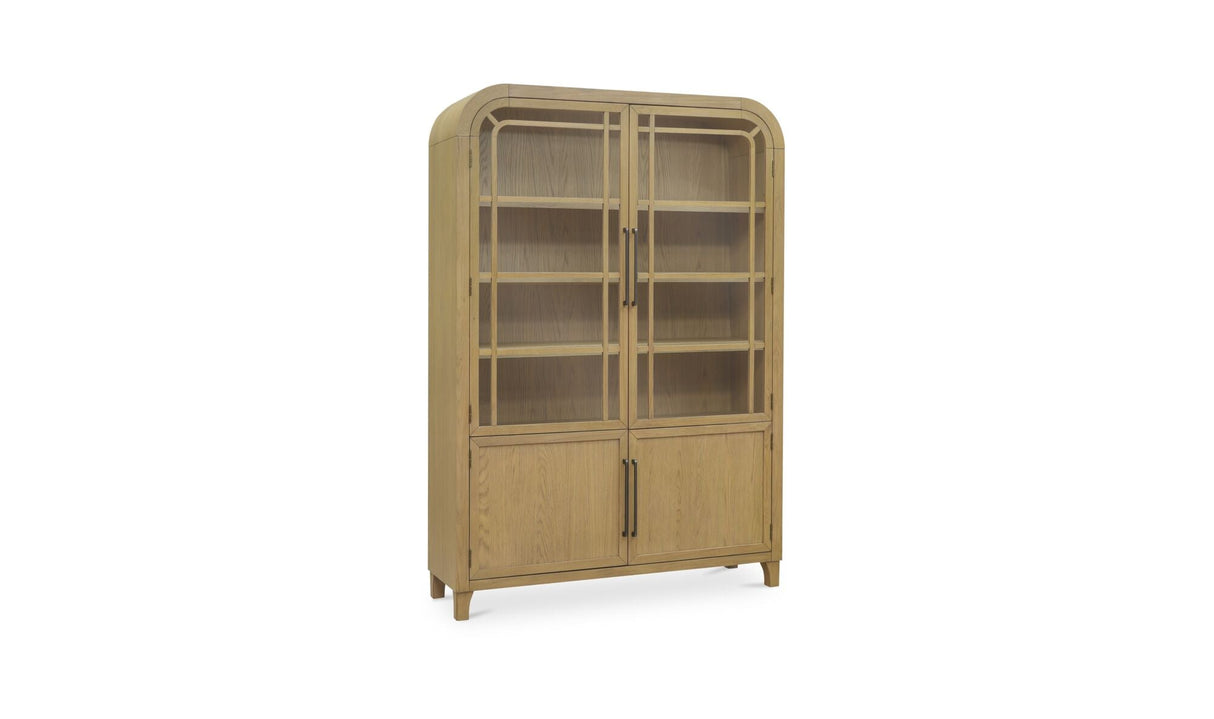 Maddie Cabinet Natural by Moe's Home at Eve Furniture