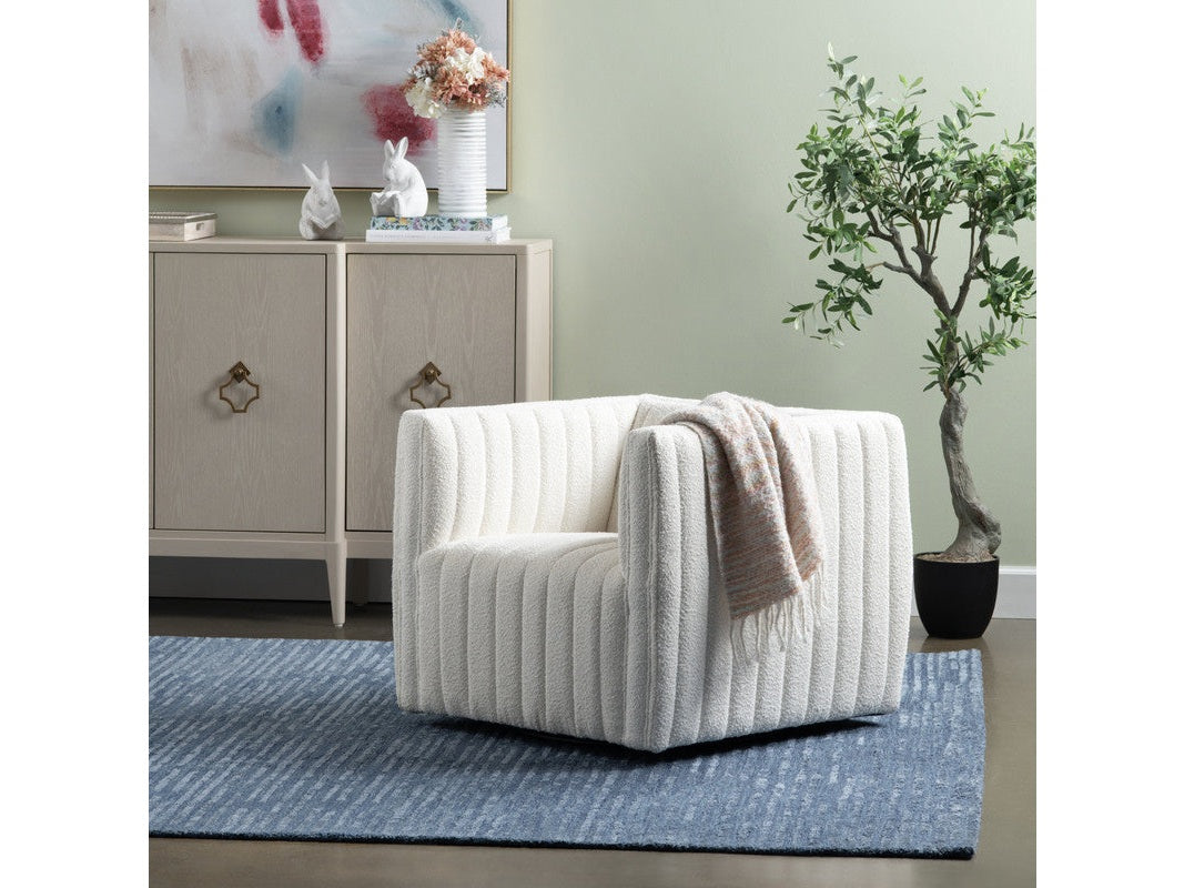Maddison White Accent Chair by Crestview at Eve Furniture